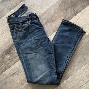 Abercrombie & Fitch Dark blue athletic slim stretch Jeans